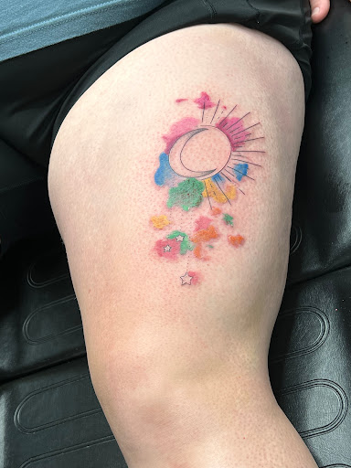 Explore hand tattoo cover up ideas, creative tattoo ideas in San Diego, available at Goddess Temple Tattoo Studio