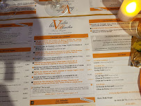 Restaurant Les Voiles Blanches à Royan (le menu)