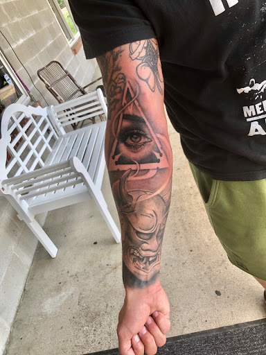 Explore sons of anarchy tattoo ideas, creative tattoo ideas in Middletown, available at Traditionally Twisted Tattoo