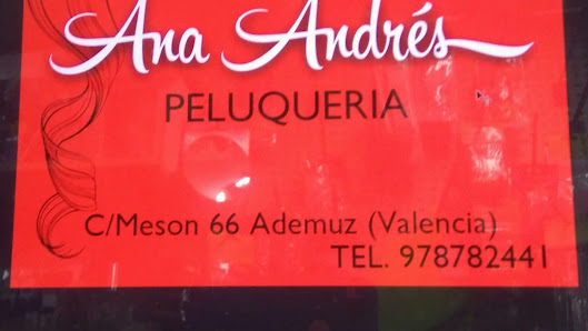 Peluqueria Ana Andres C. Mesón, 66, 46140 Ademuz, Valencia, España
