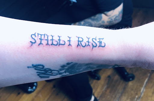 Explore men thigh tattoo ideas, creative tattoo ideas in Milford, available at Dearly Departed Tattoo Parlor