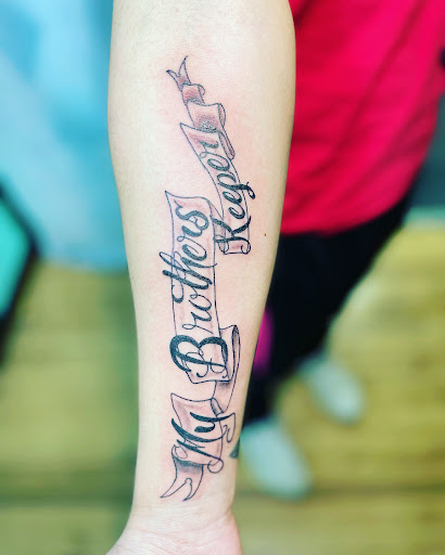 Explore female thigh tattoo ideas, creative tattoo ideas in Scranton, available at Black Sheep Tattoo & Piercing Studio