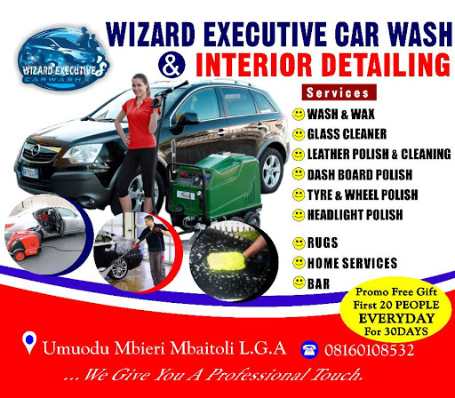 Wizard Executive Car Wash And Interior Detailing, Umuodu Rd, Amakohia-Akwakuma, Owerri, Nigeria, Restaurant, state Imo