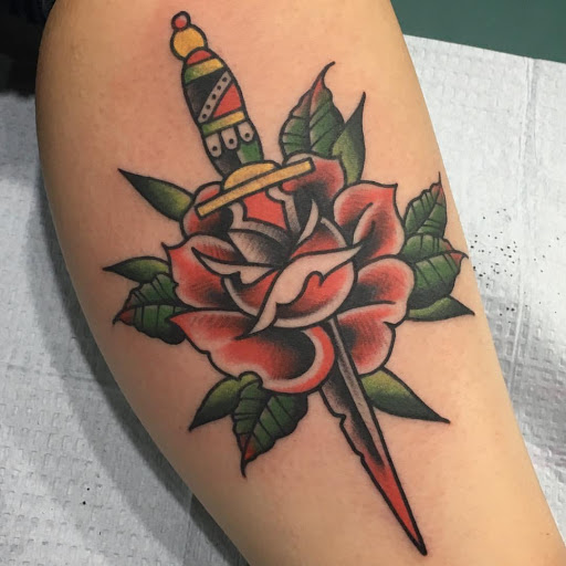 Explore sailor tattoo ideas, creative tattoo ideas in Cabot, available at ELECTRIC PANTHER TATTOO GALLERY