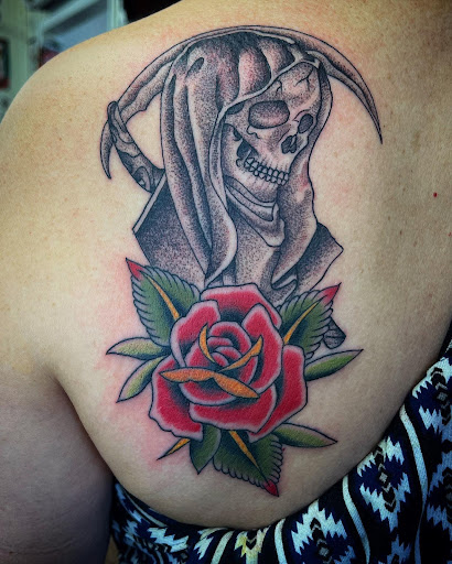Explore pumpkin tattoo ideas, creative tattoo ideas in Madera, available at Sea Wolf Tattoo