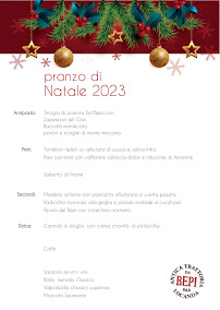 Menu du Antica Trattoria Da Bepi à Marano di Valpolicella