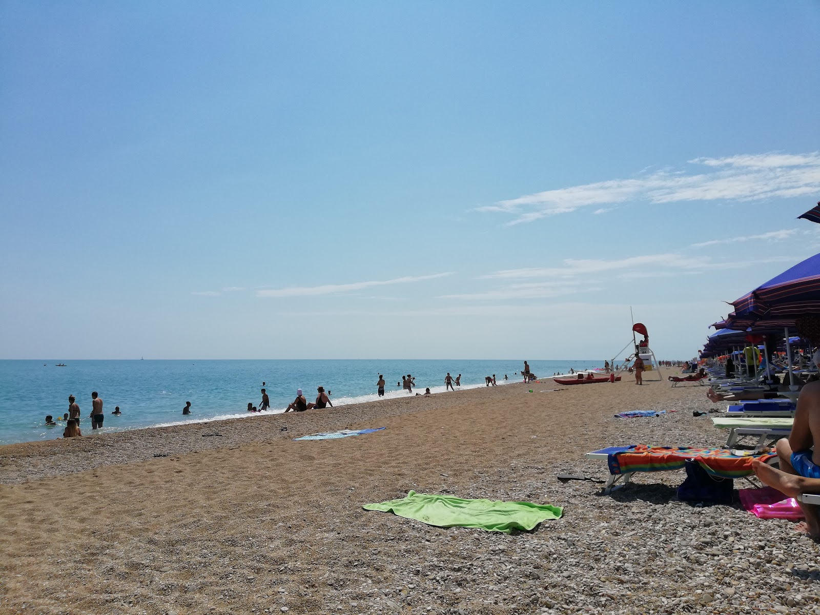 Spiaggia Sassi Neri'in fotoğrafı plaj tatil beldesi alanı