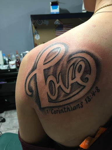Explore knee tattoo ideas, creative tattoo ideas in Waco, available at INKFLO TATTOO & PIERCING