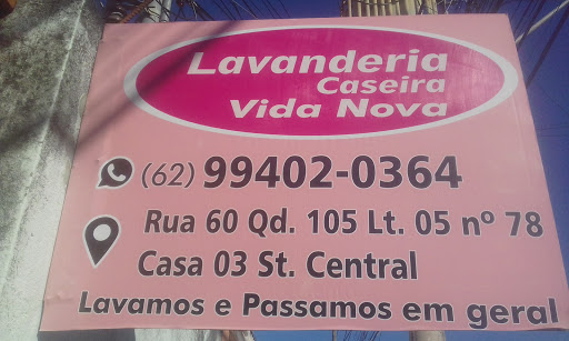 Logo da empresa - lavanderia vida nova