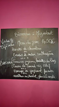 Restaurant français Mazimbert à Grandrieu (la carte)