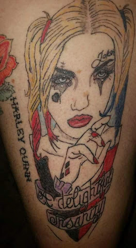 Explore stitch and angel tattoo ideas, creative tattoo ideas in Davis, available at SIX GUN SOUND TATTOO