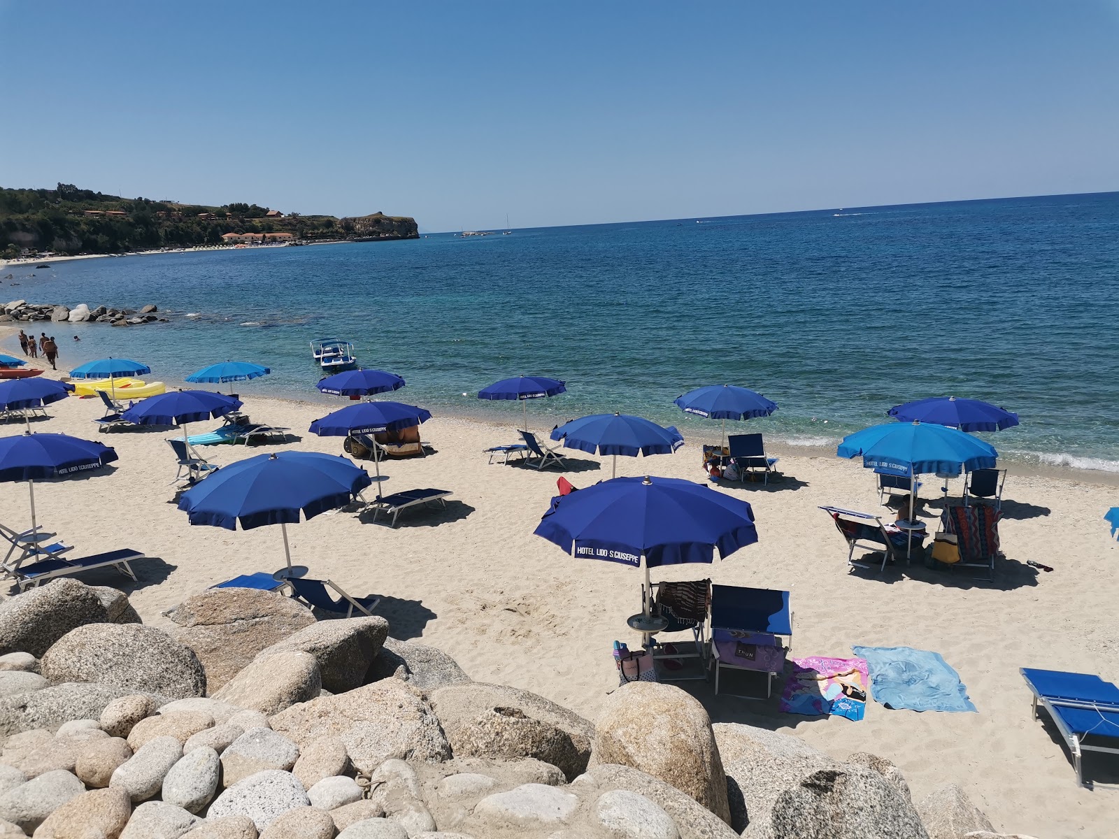 Foto de Playa del hotel San Giuseppe con playa recta