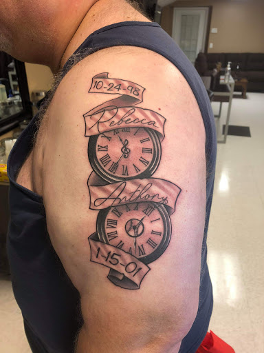 Explore jaws tattoo ideas, creative tattoo ideas in Endicott, available at Black Royale Tattoo Studio