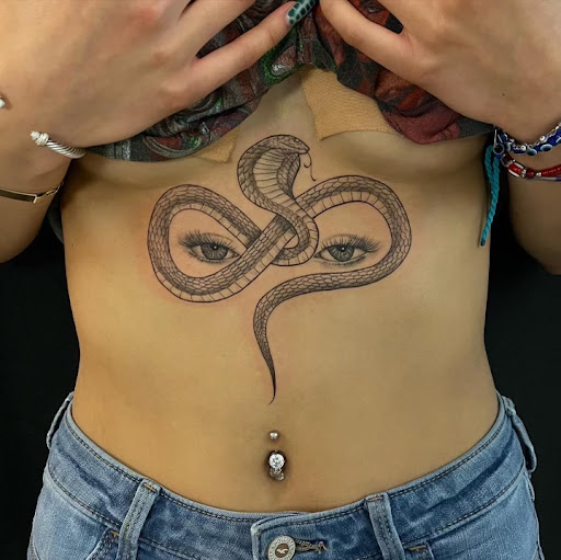 Explore letter tattoos ideas, creative tattoo ideas in Whiting, available at Lucky Kat Tat