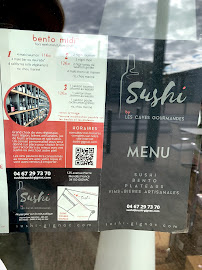 Menu / carte de Sushi by Les Caves Gourmandes (restaurant et caviste) à Gignac