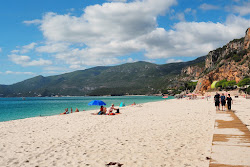Zdjęcie Praia da Figueirinha z przestronna linia brzegowa