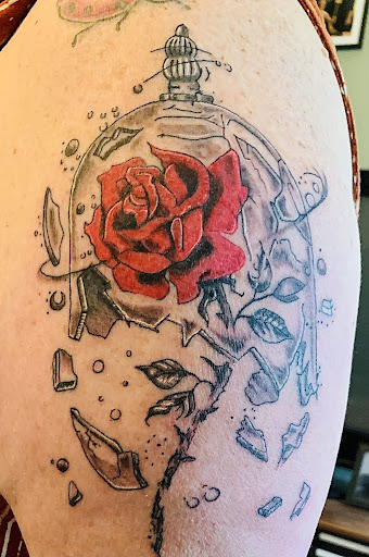 Explore couple tattoo ideas minimalist, creative tattoo ideas in Orange, available at Smokin Irons Tattoo