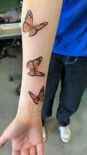 Explore gemini tattoo ideas, creative tattoo ideas in Meridian, available at Lifestyle Tattoo Co.