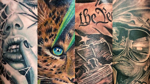 Explore women's back tattoo ideas, creative tattoo ideas in Sarasota, available at SEVEN SINS Tattoo Studio