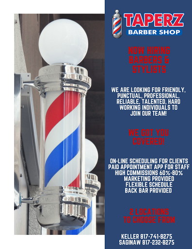 Barber Shop «Taperz Barber Shop», reviews and photos, 108 S Saginaw Blvd, Saginaw, TX 76179, USA