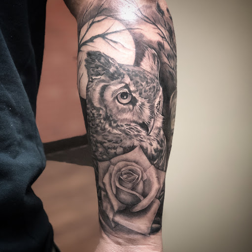 Explore lab tattoo ideas, creative tattoo ideas in Milford, available at Inkhouse 203