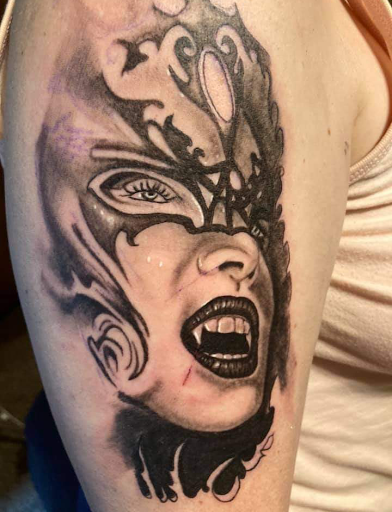 Explore karma tattoo ideas, creative tattoo ideas in Eden, available at R1sk Takers Ink Tattoo and Piercing Lounge