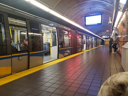 Sky train Vancouver City Center Station