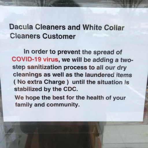 Dry Cleaner «white collar dry cleaners», reviews and photos, 710 Dacula Rd #4d, Dacula, GA 30019, USA