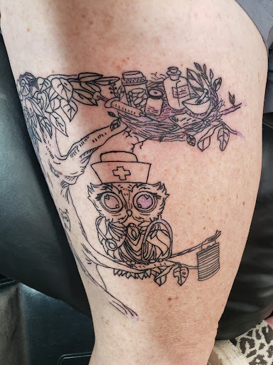 Explore money tattoos ideas, creative tattoo ideas in Weatherford, available at Old Souls Ink