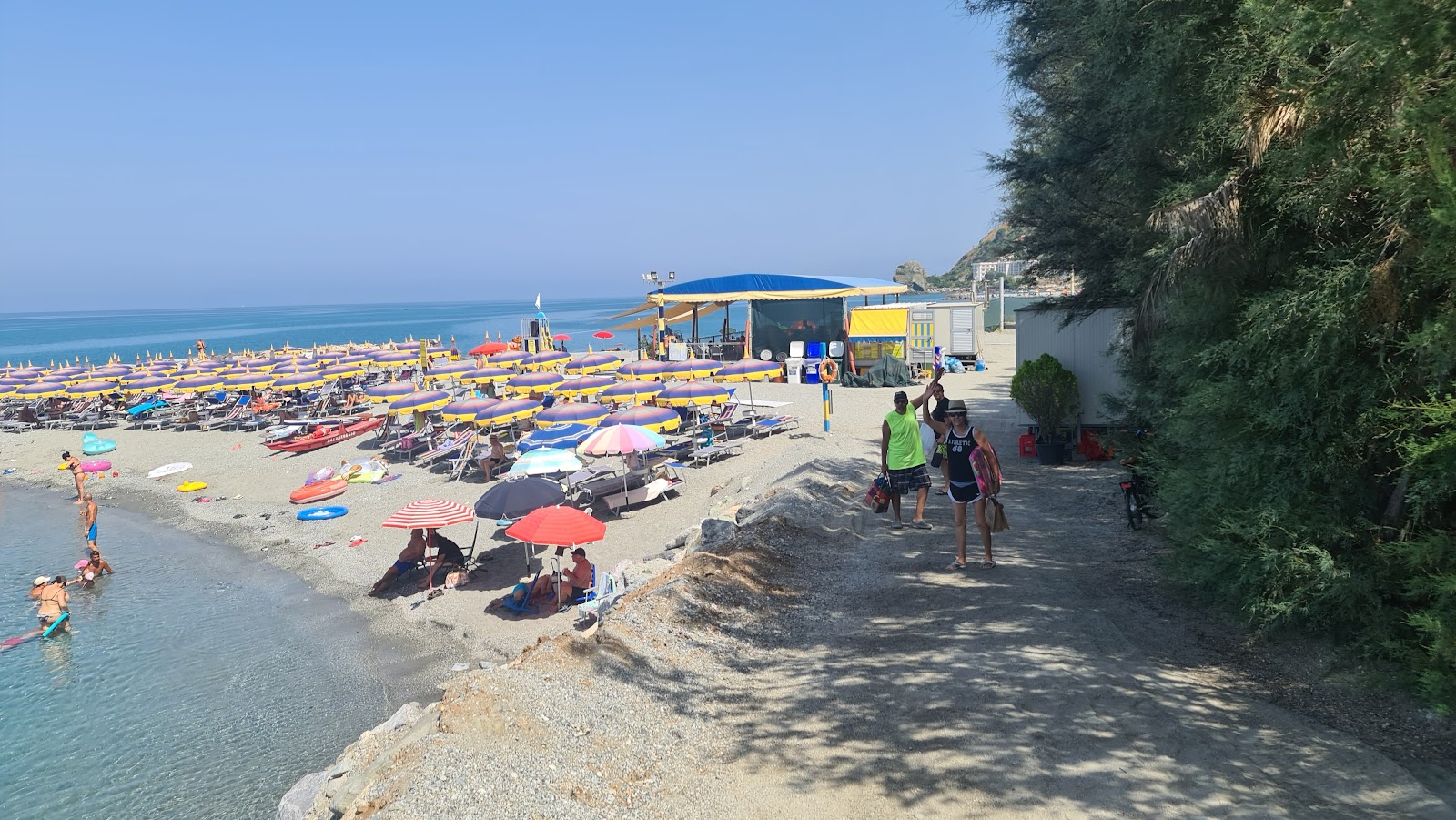 Spiaggia Coreca'in fotoğrafı plaj tatil beldesi alanı
