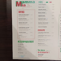 Carte du Mamma mia à Vert-le-Petit