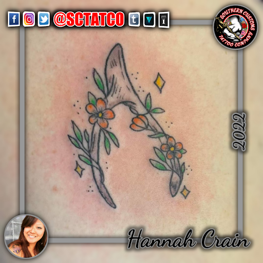 Explore grandbaby tattoo ideas, creative tattoo ideas in Fayetteville, available at Southern Customs Tattoo Company