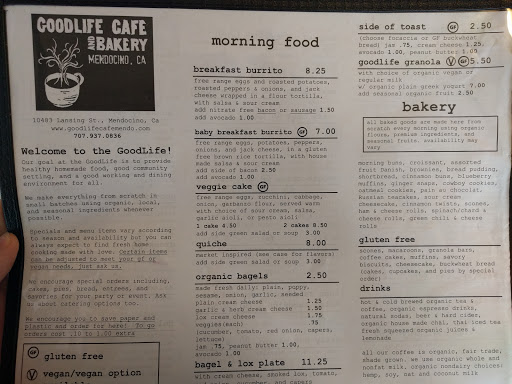 Cafe «Goodlife Cafe & Bakery», reviews and photos, 10483 Lansing St, Mendocino, CA 95460, USA