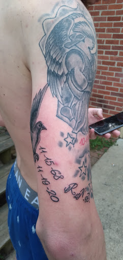 Explore 4 person tattoo ideas, creative tattoo ideas in Meridian, available at SK-Tattoo1