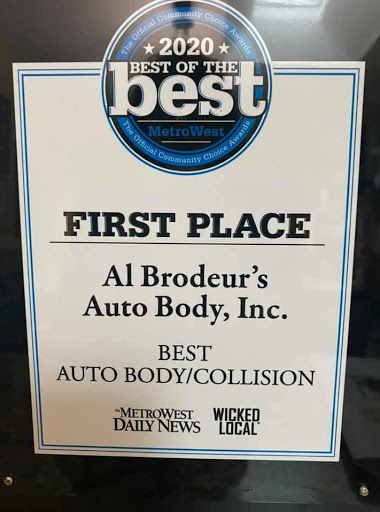 Auto Body Shop «Al Brodeur’s Auto Body, Inc», reviews and photos, 412 South St, Marlborough, MA 01752, USA