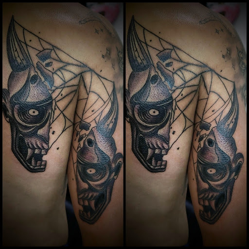 Explore tattoo ideas for your legs, creative tattoo ideas in Northfield, available at Signature Tattoo and Supplies