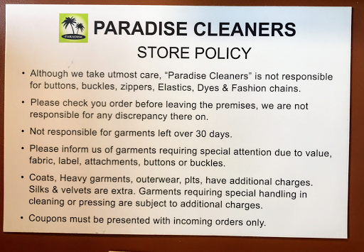 Dry Cleaner «Paradise Cleaners», reviews and photos, 3218 Yorba Linda Blvd, Fullerton, CA 92831, USA