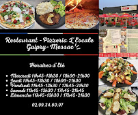 Pizzeria Restaurant Pizzeria L'Escale à Guipry-Messac - menu / carte