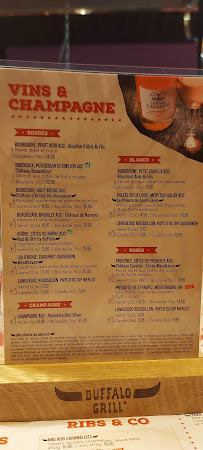 Buffalo Grill Gien à Gien menu