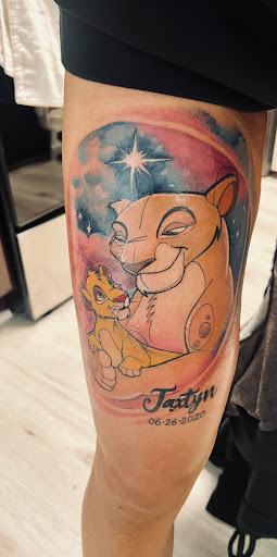 Explore side tattoo ideas, creative tattoo ideas in Lawrenceville, available at Black Cloud Tattoo and Piercing