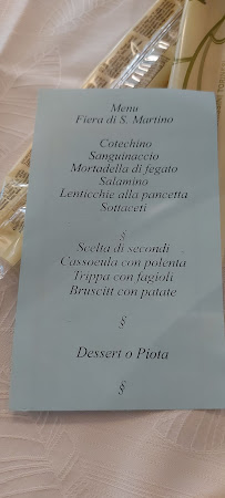 Piatto d'Oro à Inveruno menu