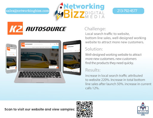 SEO Website Design Pasadena Networking Bizz image
