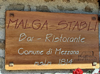 Restaurant Malga Stabli - Ristorante Bar à Mezzana - menu / carte