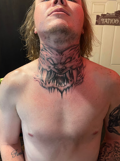 Explore memorial cross tattoo ideas, creative tattoo ideas in Roanoke, available at RailYard INK