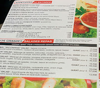 Miami Prime à Agde menu