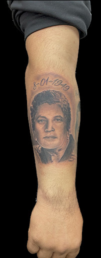 Explore top of foot tattoo ideas, creative tattoo ideas in Weatherford, available at Weatherford Tattoo Co.