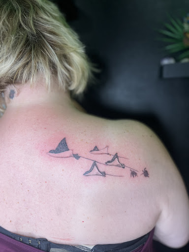 Explore gemini tattoo ideas for men, creative tattoo ideas in Foley, available at Emerald Ink Tattoos by Victoria