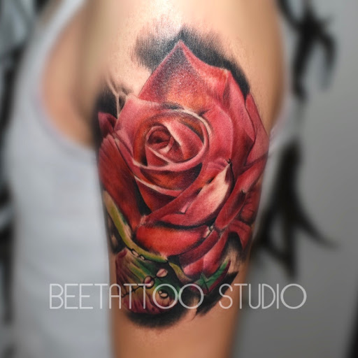 Find space tattoo ideas for your next unique tattoo in Flushing at Bee Tattoo Studio
