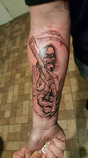 Explore bottom of foot tattoo ideas, creative tattoo ideas in Clearlake, available at Konvikted Ink