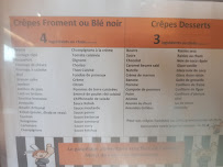 Crêperie Chez Mam'breizh à Concarneau menu